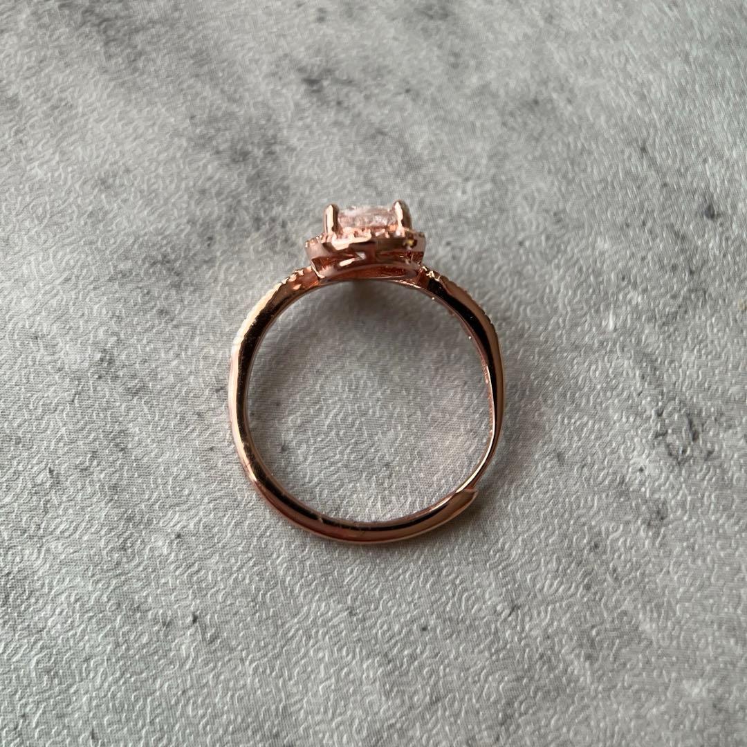 光の粒みたいなフェナカイトのリング ソーティング+ケース付きシルバー