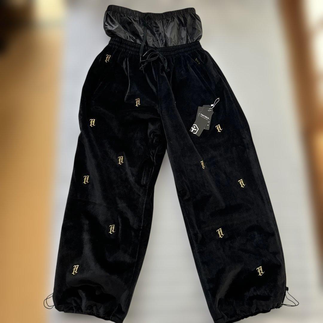 Libelice ブラックベルベット(ベロア)パンツXL 楽天市場】≪ 特別セール ≫ 送料無料！ バレルレッグベロアカーブ