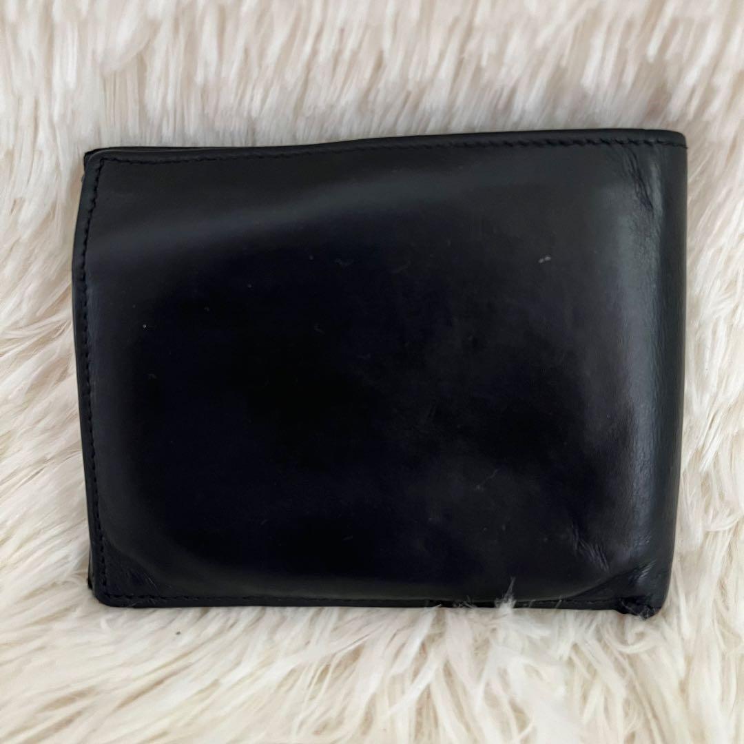 超希少 FENDI モンスター バグズアイ ヒョウ柄 レザー二つ折り財布