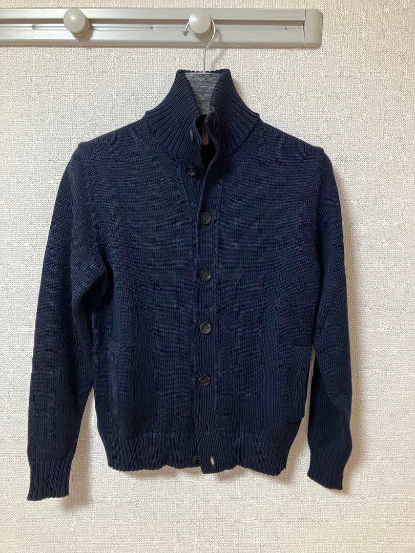 専用です　ザノーネ　キョート　46 カーディガン　chioto ZANONE（ザノーネ）CHIOTO（キョート）5ゲージ スタンドカラーニット