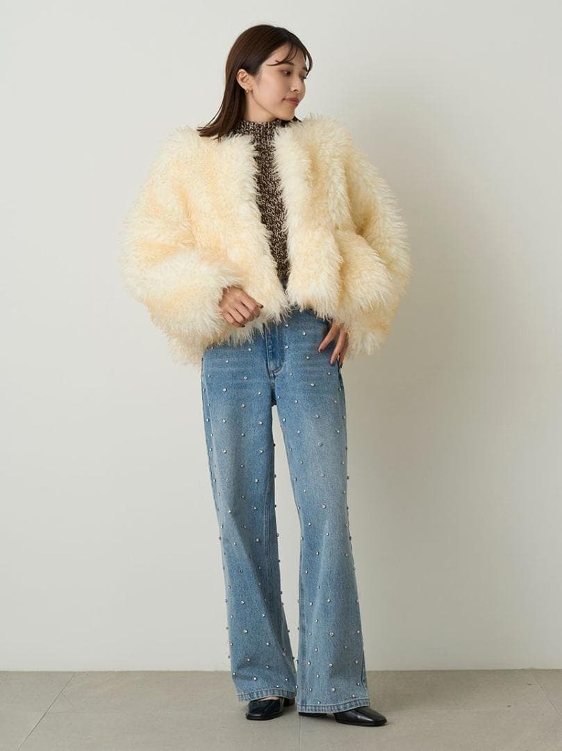 Bibiy ビビィ USAGI ONLINE限定カラー ファーコート - メルカリ