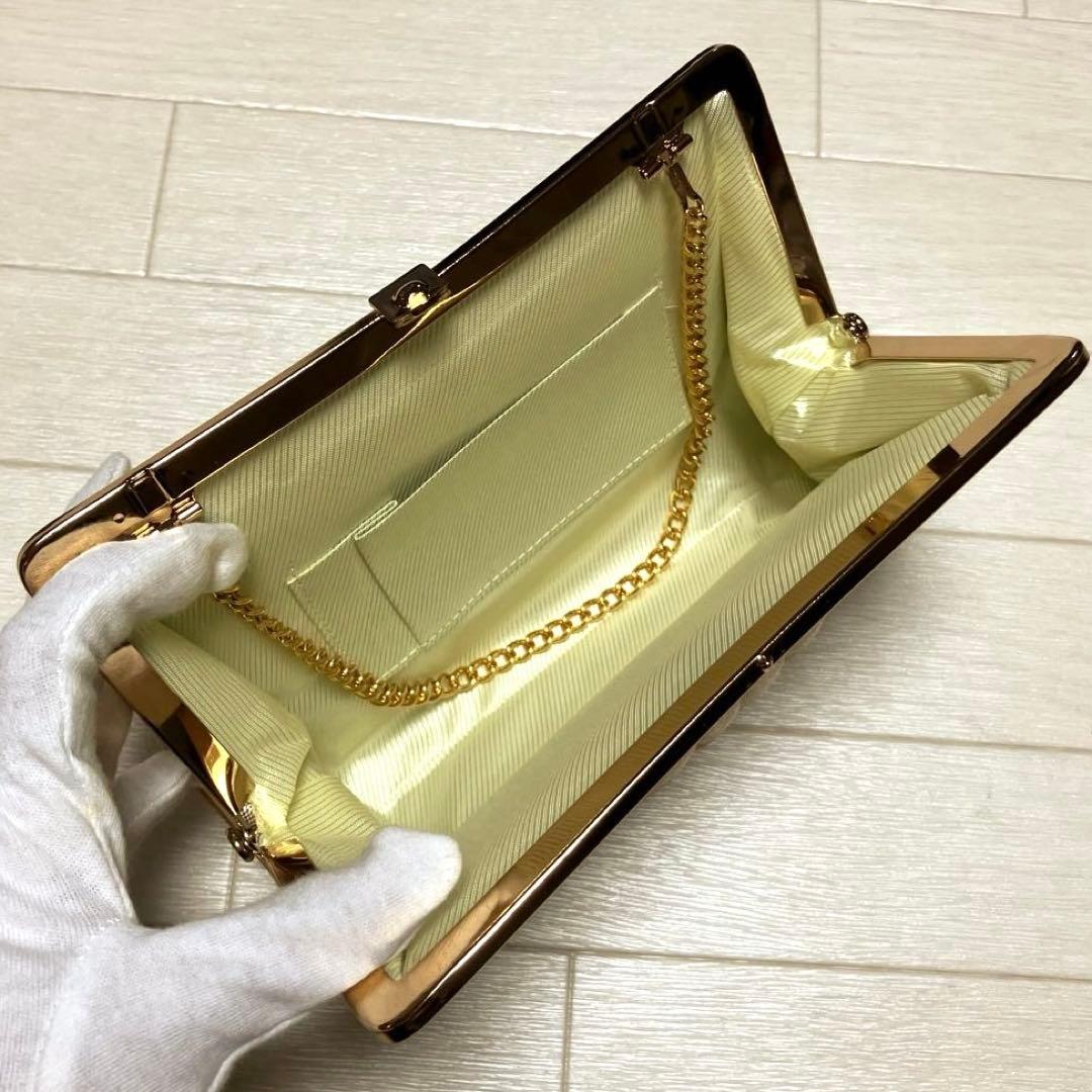 《未使用》佐賀錦　草履バッグセット　礼装　ゴールド