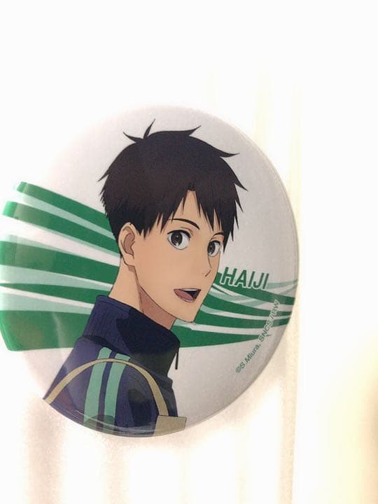 風が強く吹いている 清瀬灰二 缶バッジ - メルカリ