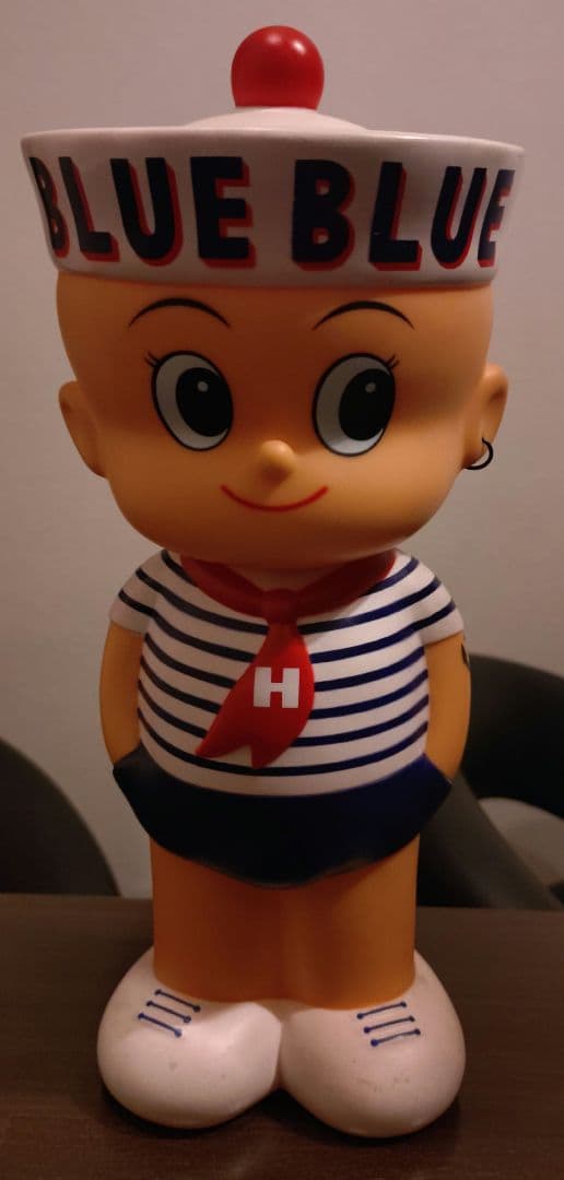 N*T様 BLUE BLUE ソフビ人形 貯金箱　ブルーブルー 希少品 限定品 ブルーチップ チップちゃん ソフビフィギュア 貯金箱