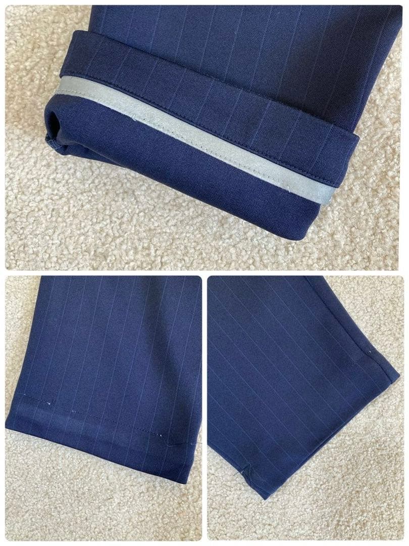 adidas アディダス PSFA セットアップ ストライプ スーツネイビー