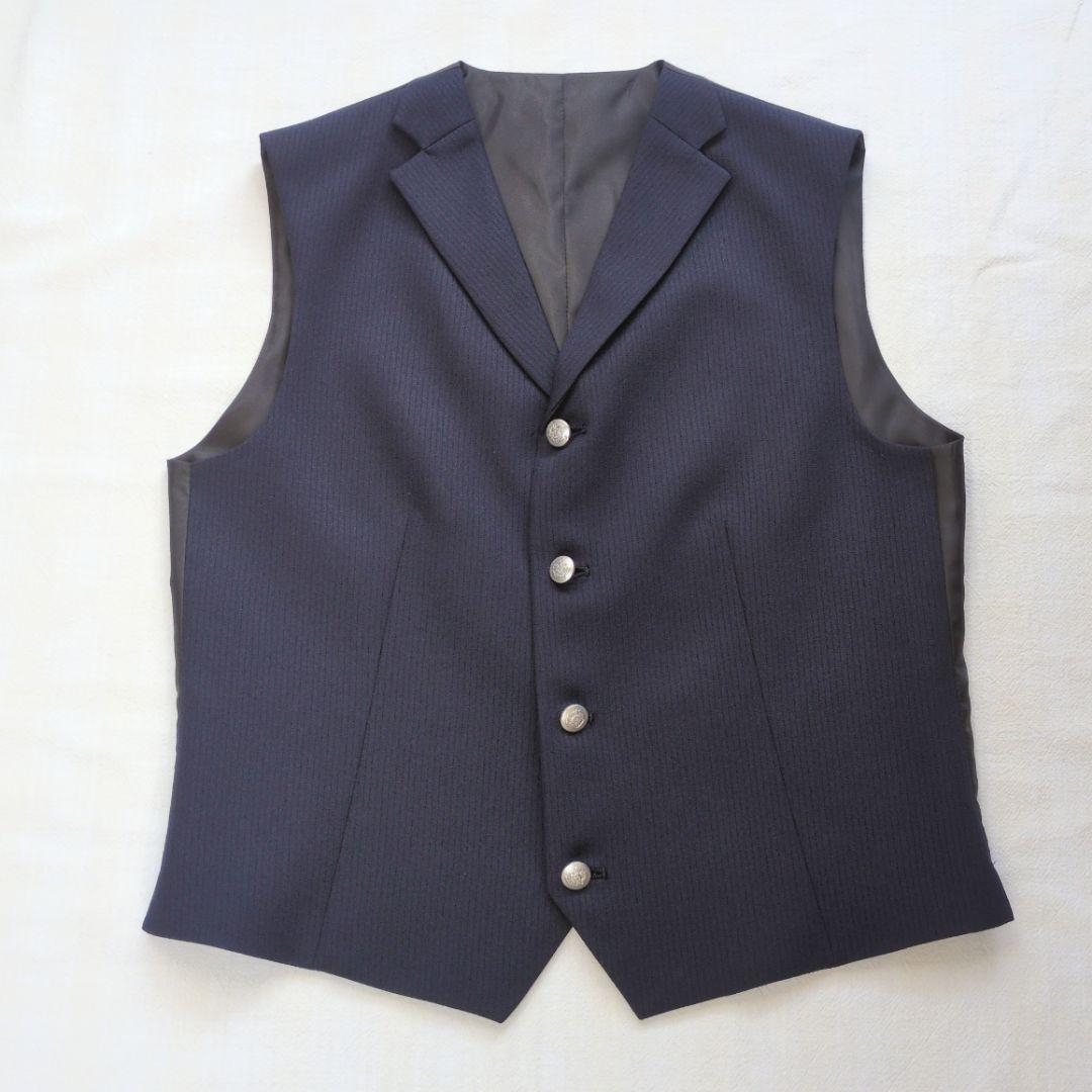 WANDER FACTORY 男の子 フォーマルスーツ 6点 ネイビーストライプ