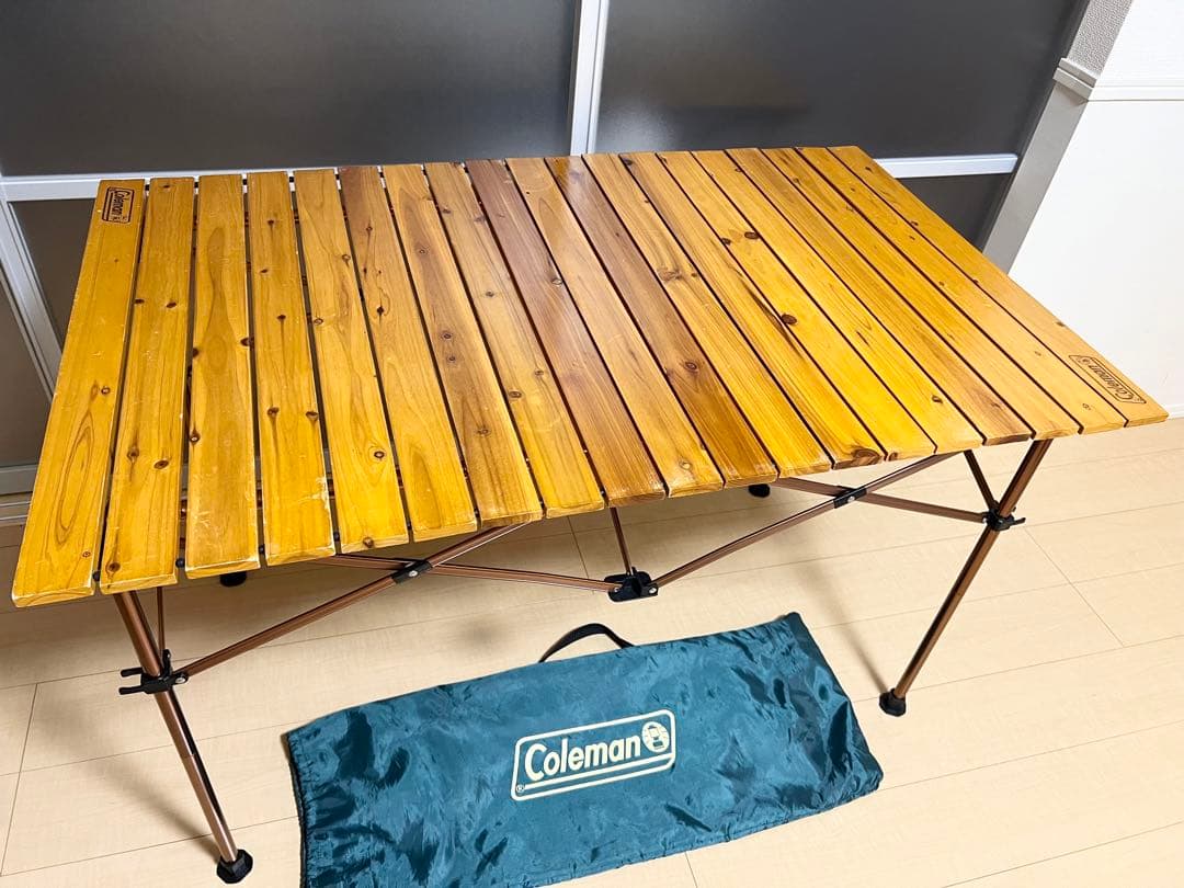 Colemanコールマン ナチュラルウッドロールテーブル クラシック/110
