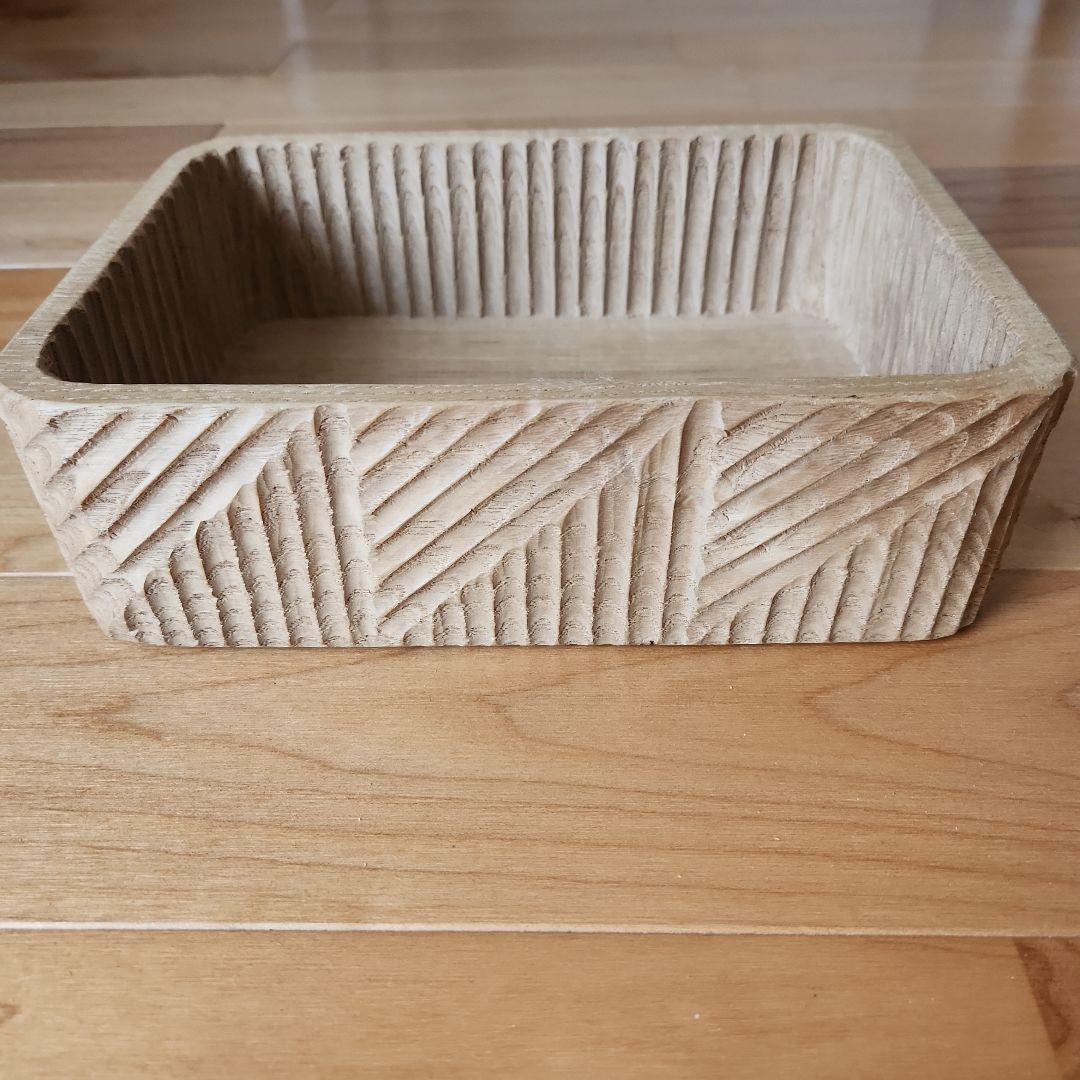 佃眞吾　mokki Mokki Basket｜佃眞吾（京都） . お茶セットを入れてトレイ代わりに