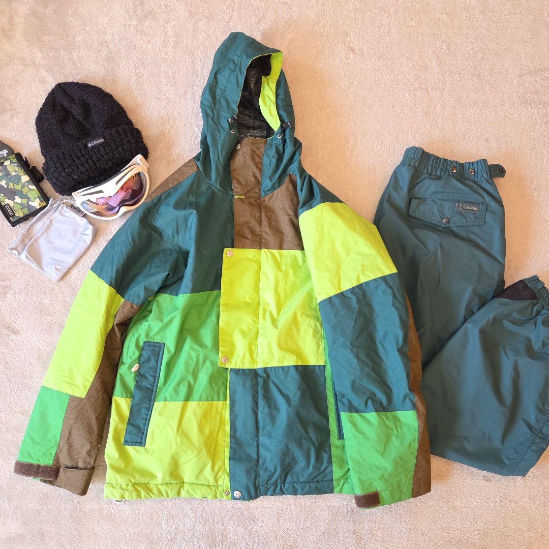 スノーボードウェア上下・小物セット Columbia Mizuno/人気ブランド MIZUNO（ミズノ） スキーウェア キッズ スノーウェア ジュニア 上下