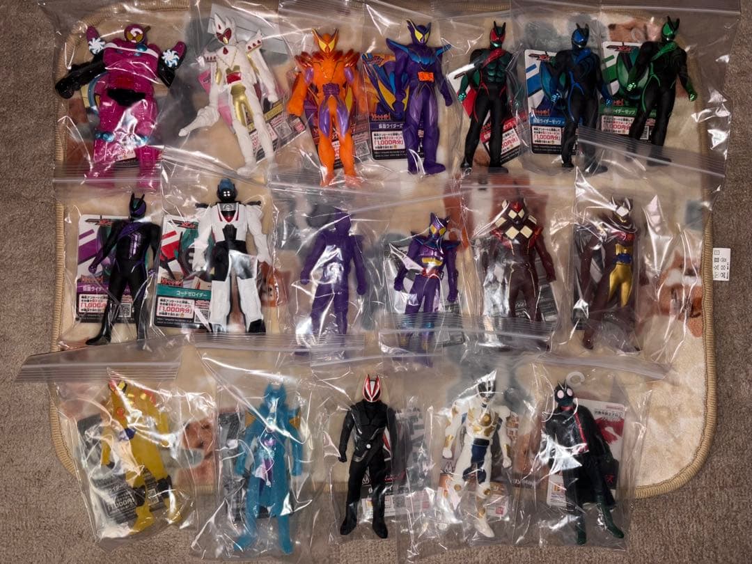 ⭐︎最終値下げ⭐︎ ライダーヒーローシリーズ　仮面ライダー　ソフビ　限定　63体 ⭐︎最終値下げ⭐︎ ライダーヒーローシリーズ 仮面ライダー ソフビ