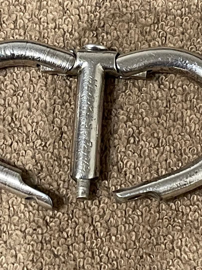 HERMES エルメス シェーヌダンクル カラビナ キーリング - メルカリ