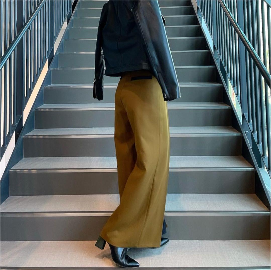 アシメベルテッドバイカラーパンツ／UNITED TOKYO - メルカリ