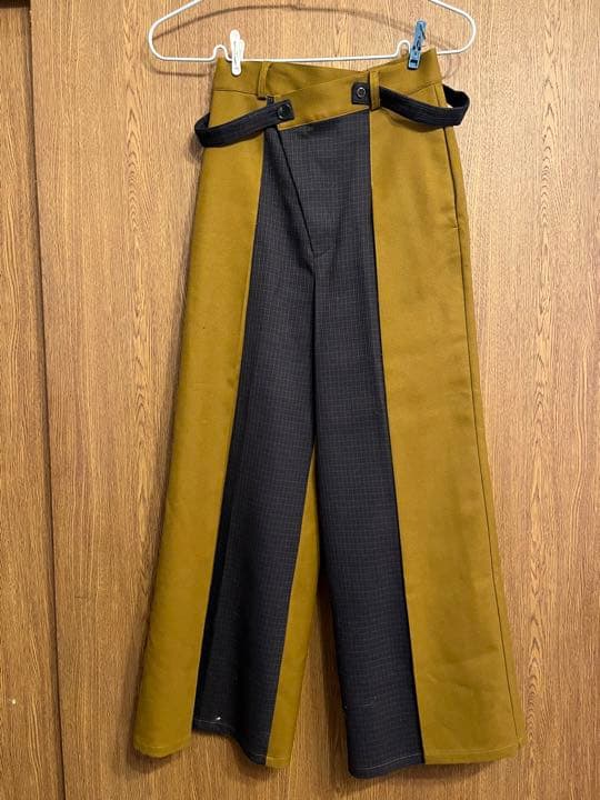 アシメベルテッドバイカラーパンツ／UNITED TOKYO - メルカリ