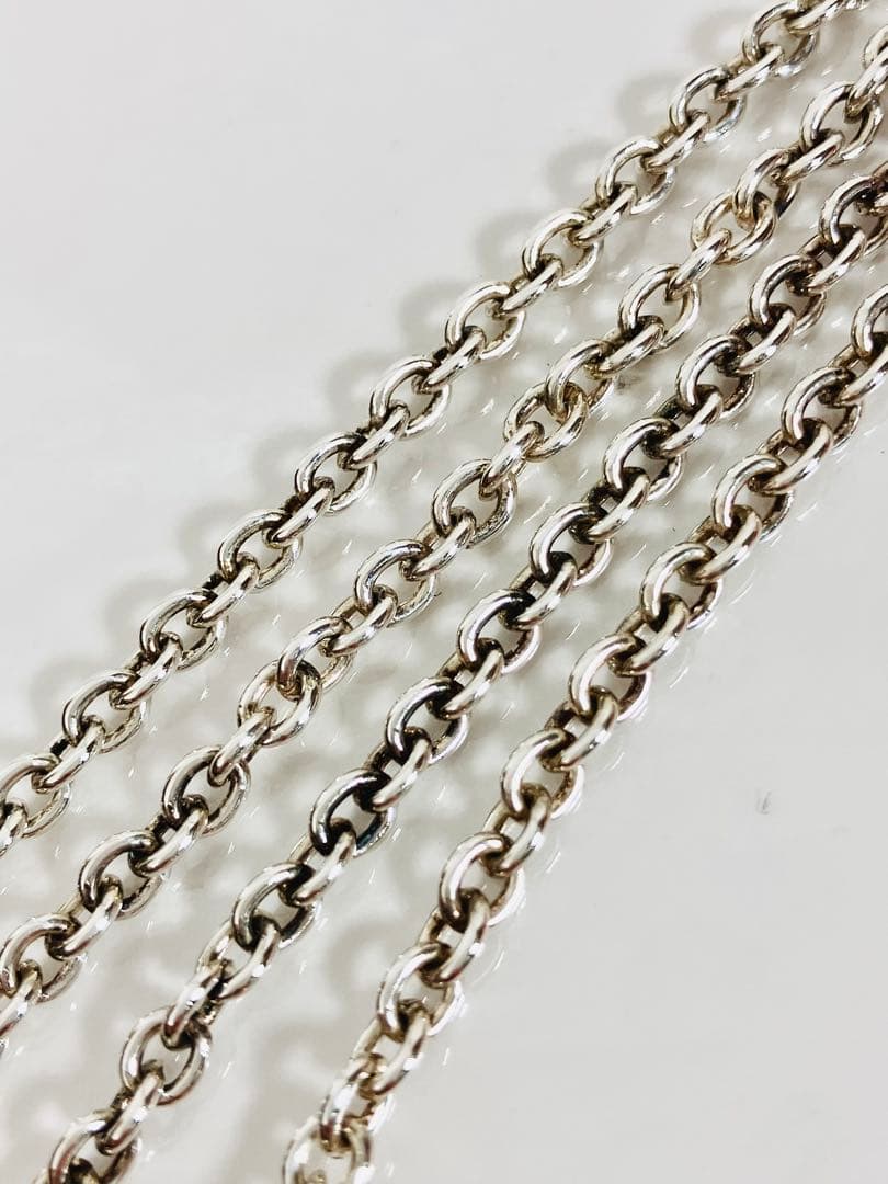 超美品】GUCCI オーバルチェーン ネックレス 男女兼用 SV925 - メルカリ