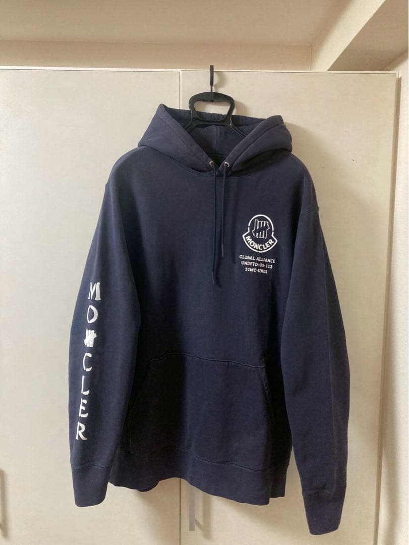 【希少・XL】MONCLER \"MAGLIA\" パーカー ネイビー 正規品