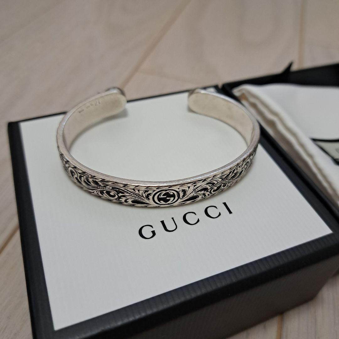 GUCCI バングル　インターロッキングG 433575 グッチ GUCCI バングル 433575-J8400 インターロッキングG ユニ