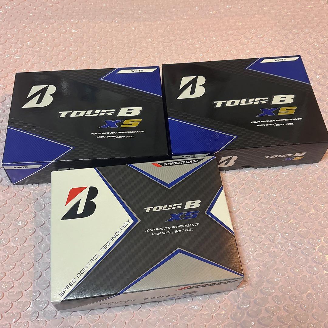 i*k様 ブリヂストン TOUR B XS ゴルフボール 3ダース(36個)セッ TOUR B ブリヂストンゴルフ ゴルフボール NEW X／TOUR XS 3ダース