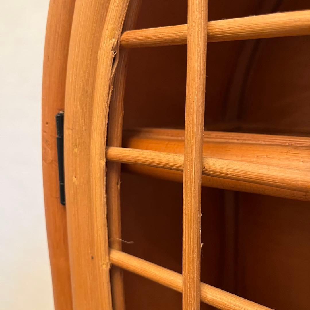 ZARAHOMEラタン アーチ型キャビネット 2段 - メルカリ