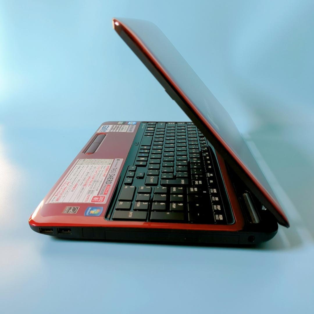 新品SSD爆速⭐メモリ8GB快適⭐カメラ付⭐TOSHIBA✓レッドノート