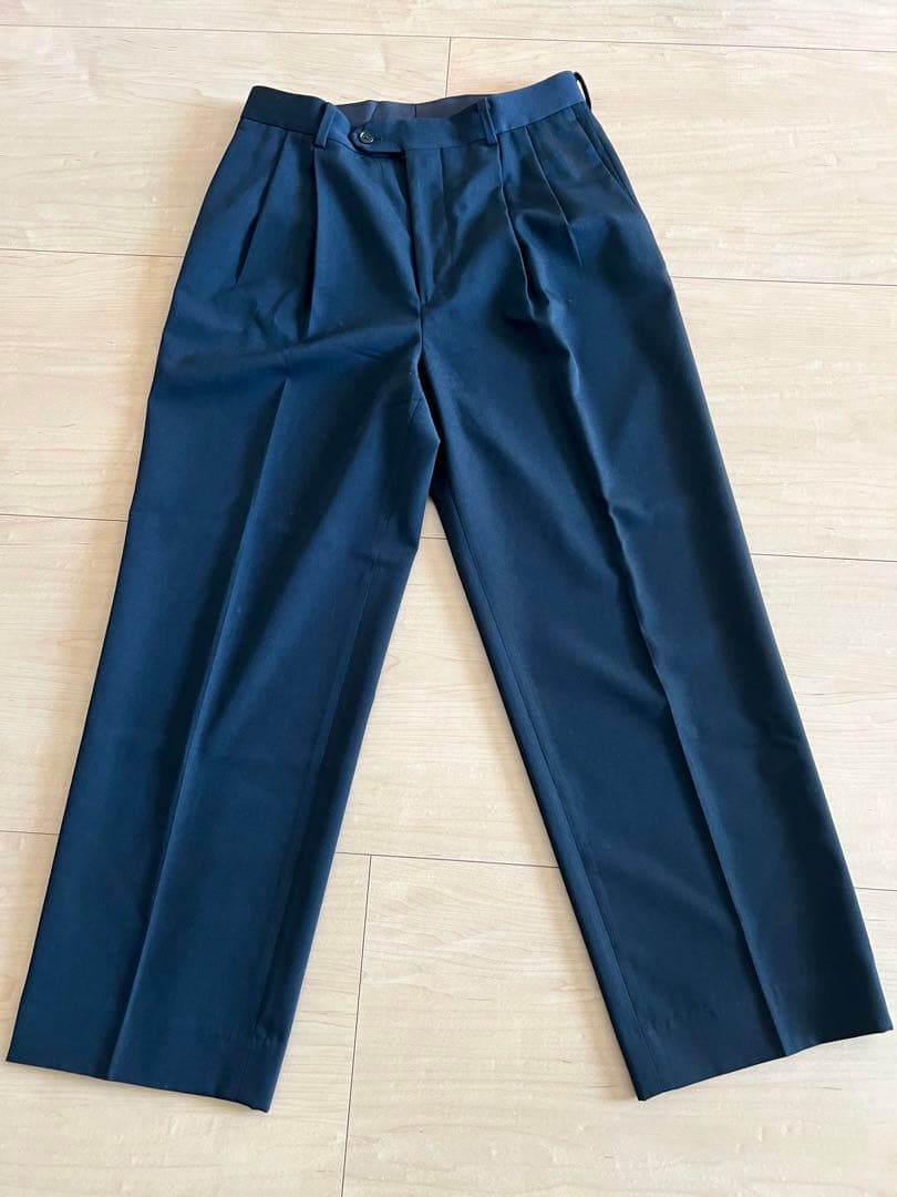 AURALEE 24SS ツータックスラックス AURALEE LIGHT WOOL MAX GABARDINE TWO-TUCK SLACK