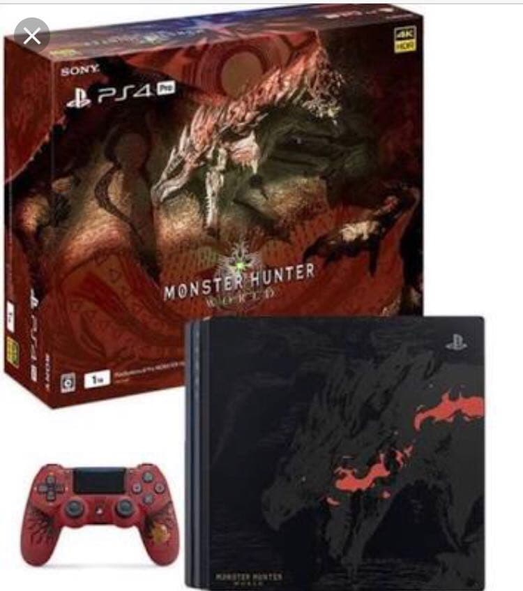 『即決不可』PS4 Pro 1TB  リオレウスエディション Amazon.co.jp: PlayStation 4 Pro MONSTER HUNTER: WORLD LIOLAEUS