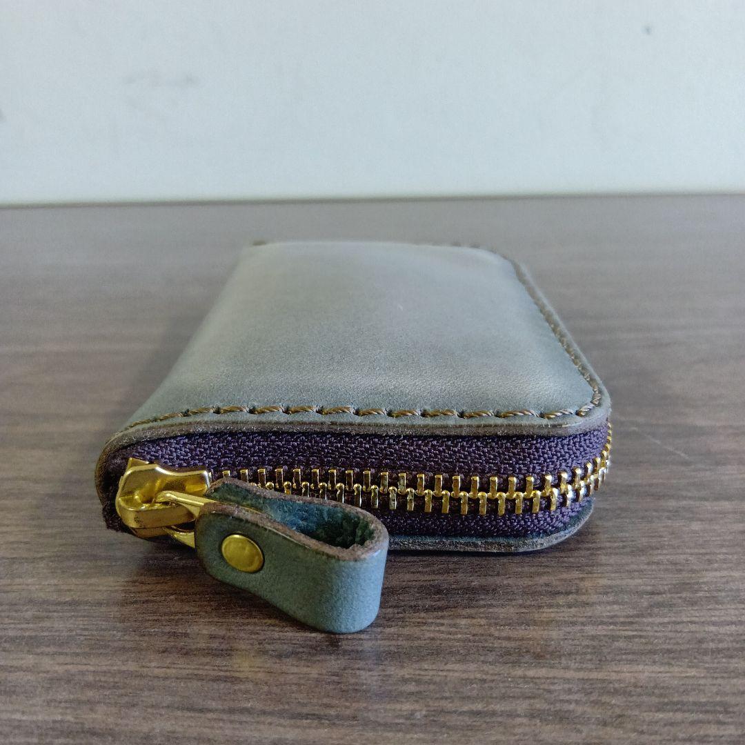 ヘルツ【アイビーグレイ特別仕様】コンパクト財布