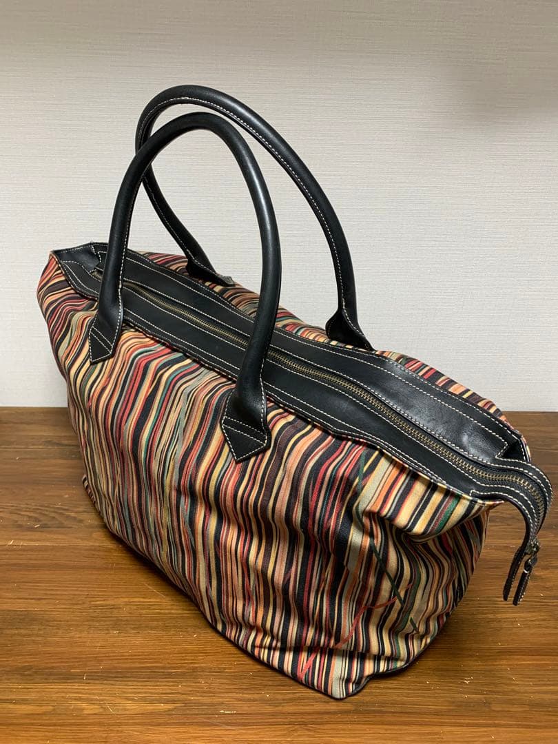 [PAUL SMITH] ヴィンテージマルチストライプ ラージトートバッグ Paul Smith（ポール・スミス） ポール スミス トートバッグ メンズ