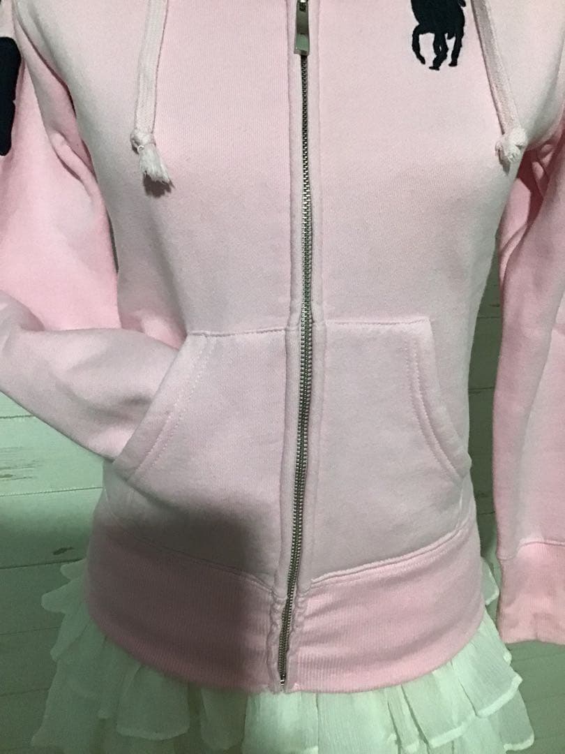 人気☆ラルフローレン☆Y2K 平成ギャル 姫系 ビッグポニー パーカー