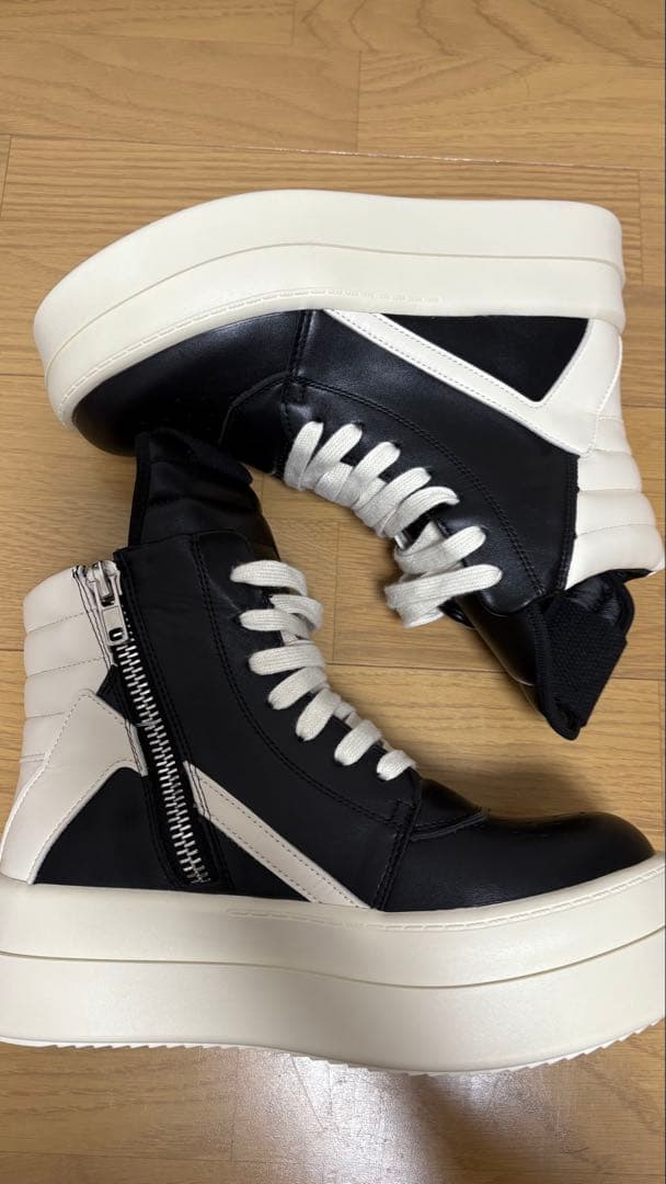 リックオウエンス ジオバスケット メガバンパー FGMM opium black