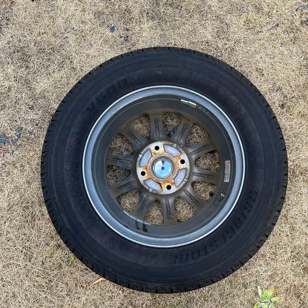 中古　ブリヂストン nv200 14インチ ホイールセット 165/80/r14