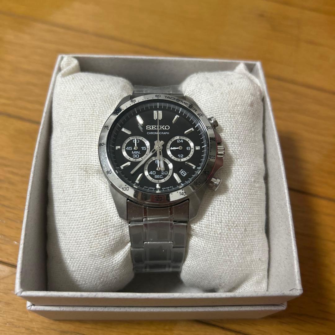 SEIKO クロノグラフ ブラック 3月6日発売/予約》セイコー セレクション Sシリーズ SBPY187 メンズ