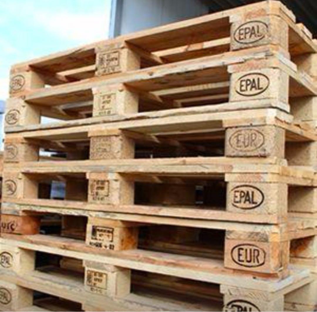 にゃんにゃんさん専用　ユーロパレット 木製パレット EPAL ユーロパレットホワイトバリーン