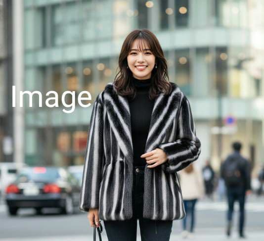 希少 90s IgaragéUOMO ミンク調ハーフコート Мサイズ y2k - ジャケット