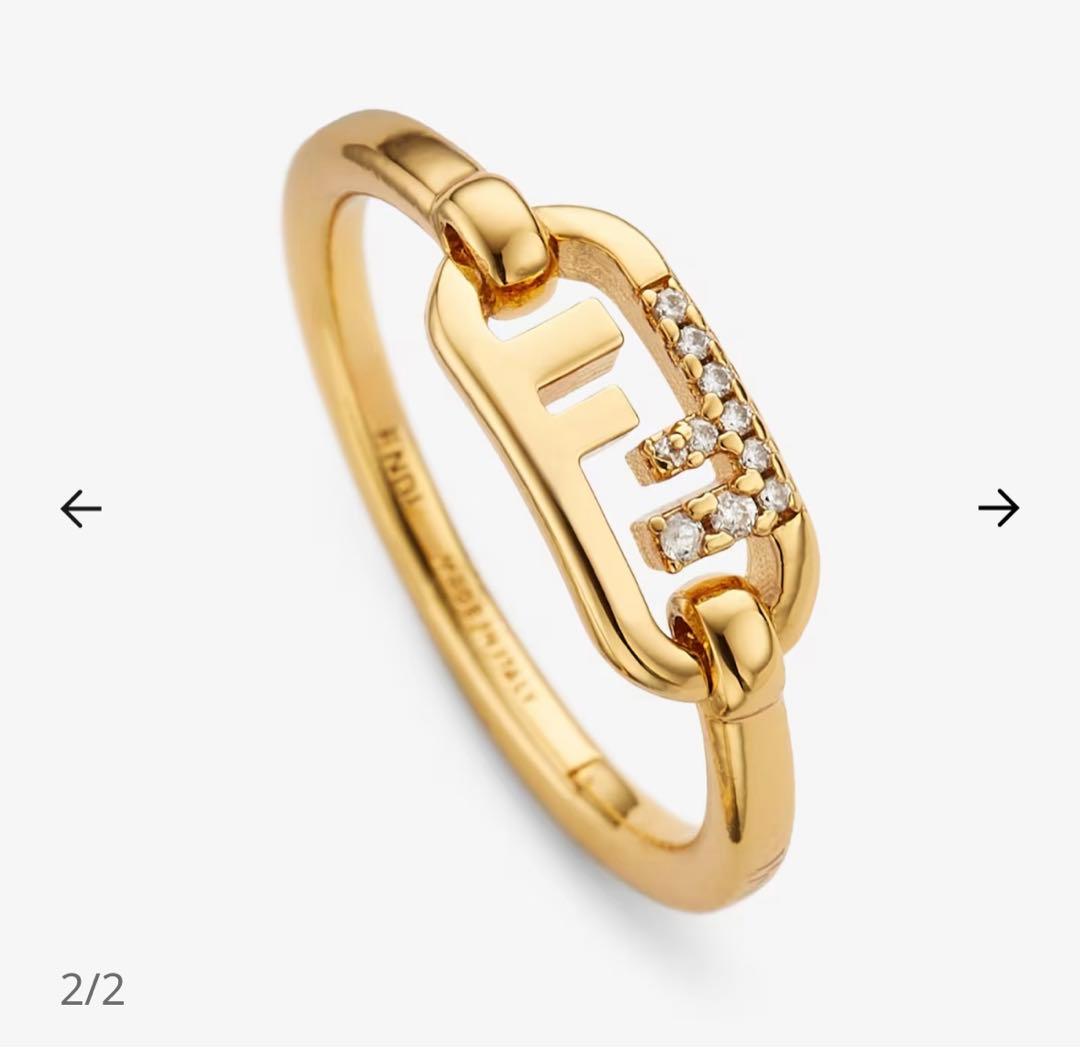 FENDI フェンディ オーロック リング ゴールドカラー リング - メルカリ