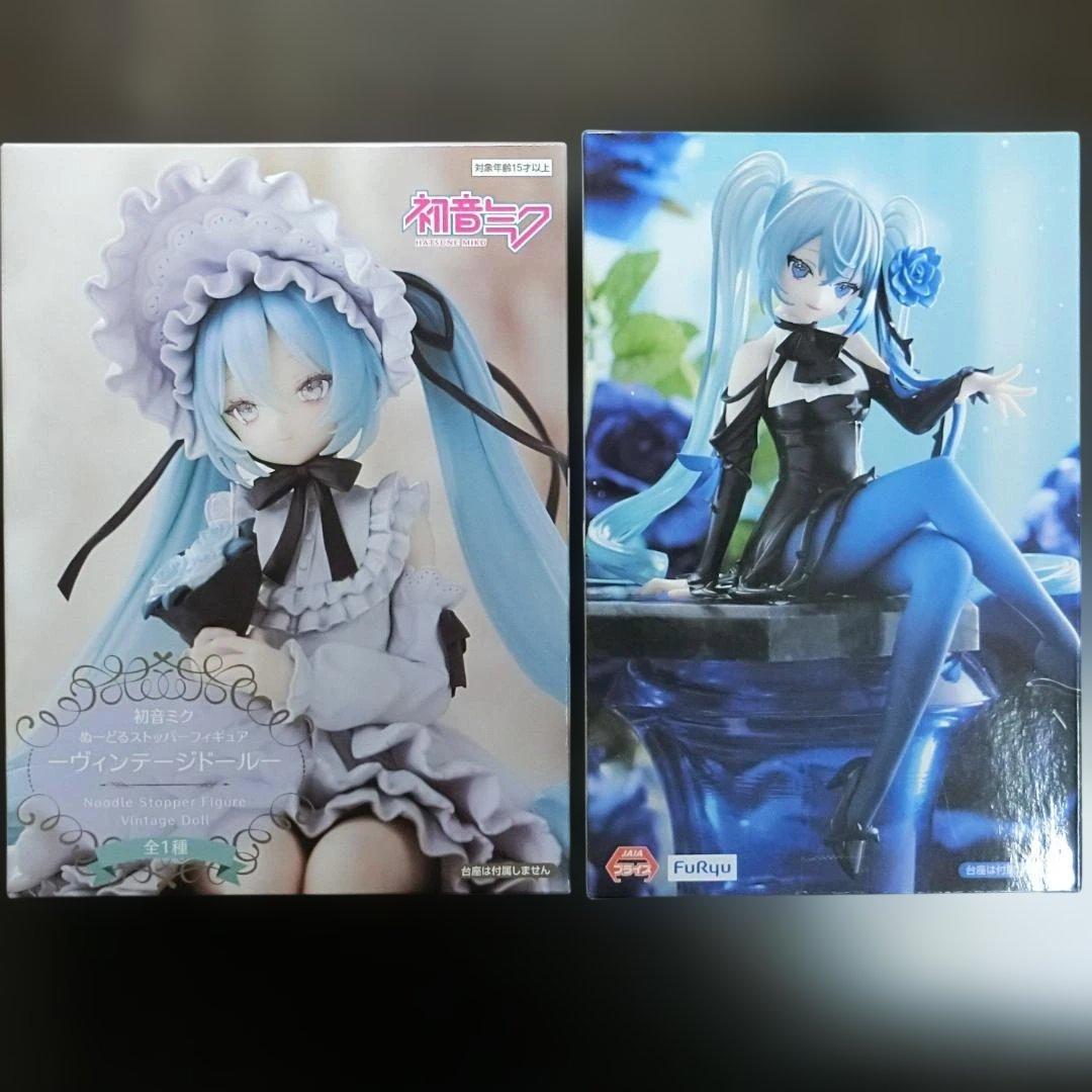 匿名配送』初音ミク ヴィンテージドール & Flower 青薔薇 フィギュア