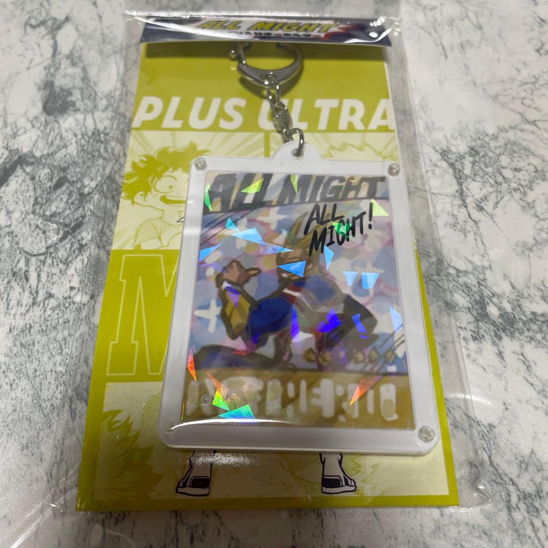 ヒロアカフェア オールマイト サイン入りキーホルダー 僕のヒーロー