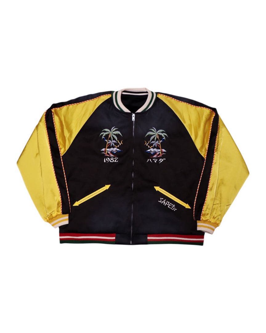 SAPEur 浜田雅功×湘南乃風AMAJAN 2.5 サテンジャケット XL - メルカリ