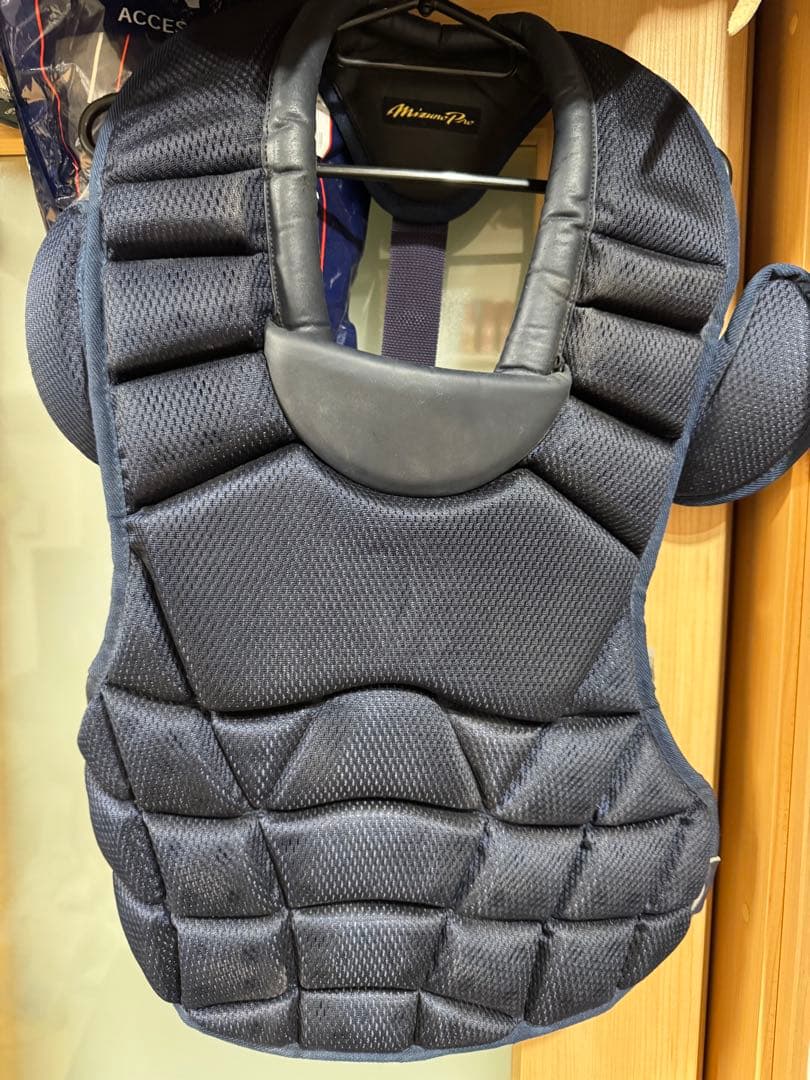 Mizuno Pro 硬式キャッチャープロテクター ネイビー ○USA Mizuno Pro ミズノプロ○硬式用 キャッチャー防具○ホッケー型