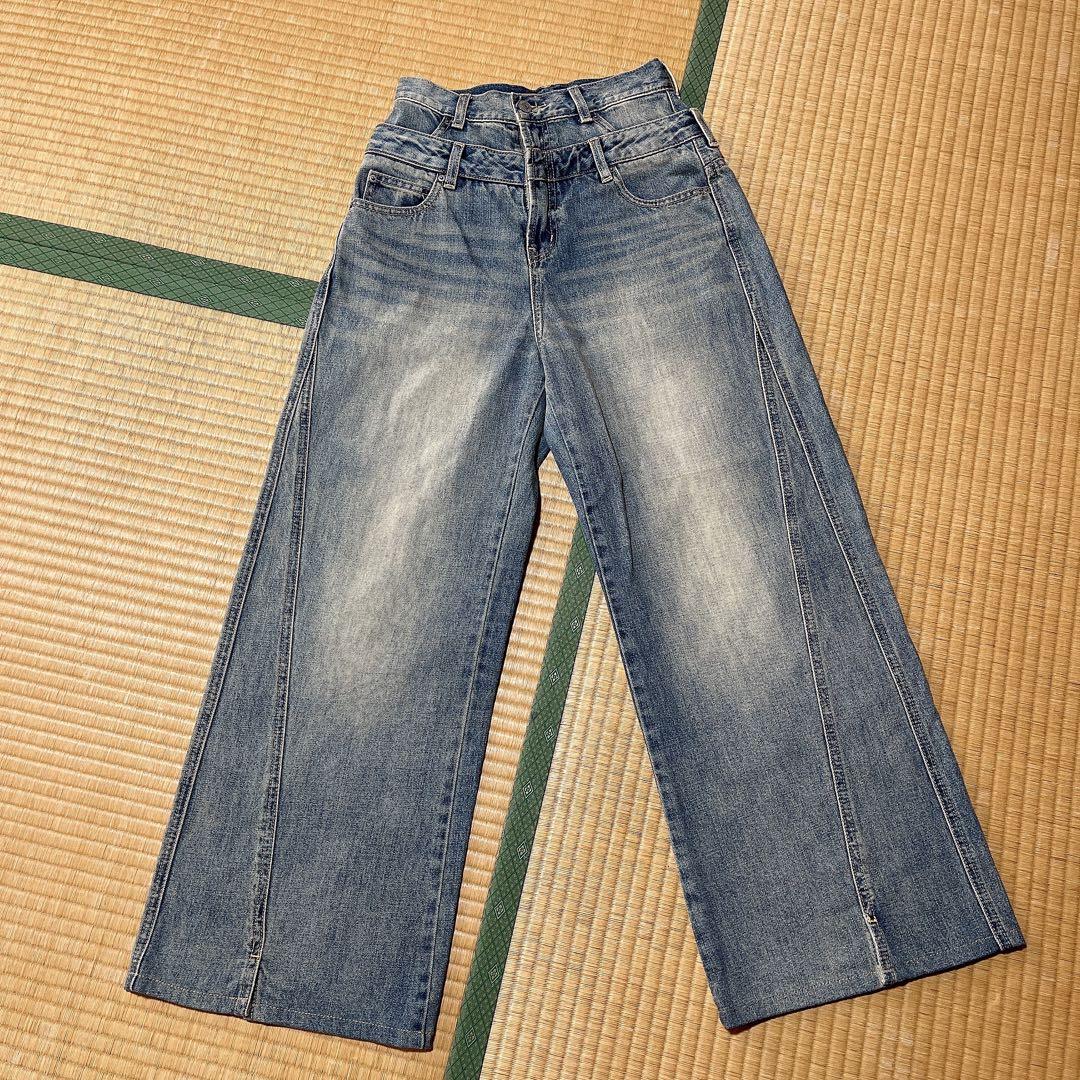 SLY LAYERED STRAIGHT PT-C 【裾上げ4.5cm】 SLY 【裾上げ4.5cm】