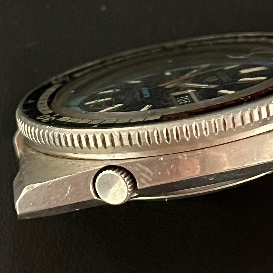 SEIKO 5 Sports 6119-6050 青ベゼル 稼働 ジャンク - メルカリ