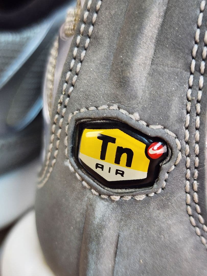 【希少カラー】NIKE エアマックスプラス 25.5cm 銀×赤 状態良好