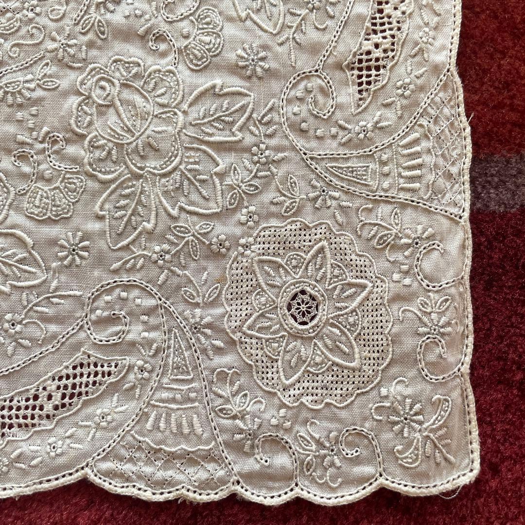 値下げ 希少 汕頭 スワトウ 手刺繍ハンカチ 年代物 - メルカリ
