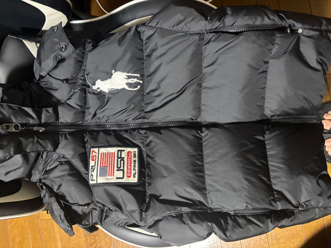 Polo by Ralph Lauren PRL67 ブラックダウンベスト S - メルカリ