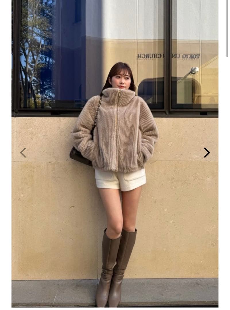 Twinkle Wool Boucle Shorts herlipto - メルカリ