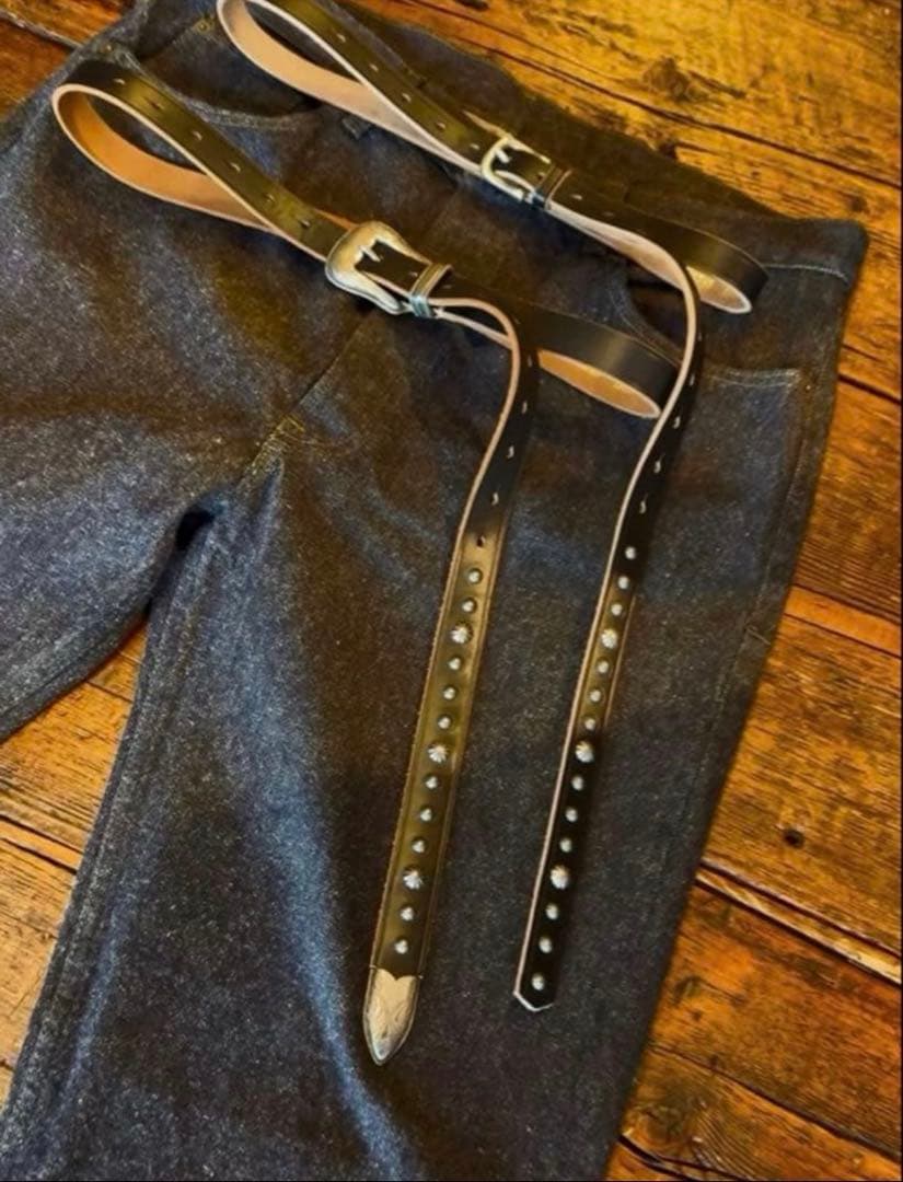 VINTAGEWORKS DH5745 CH-7 ブラックレザーベルト原宿店限定 - メルカリ