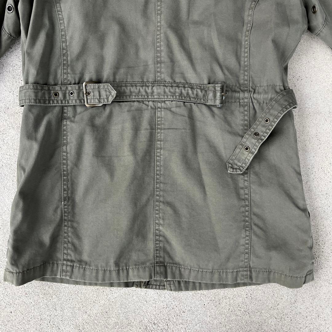 Y2K 00s in the attic ギミック ミリタリージャケット カーキ - メルカリ