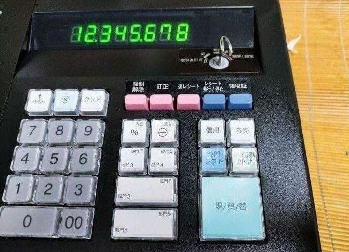 シャープレジスター XE-A147 PC連携売上管理フル設定無料 433335