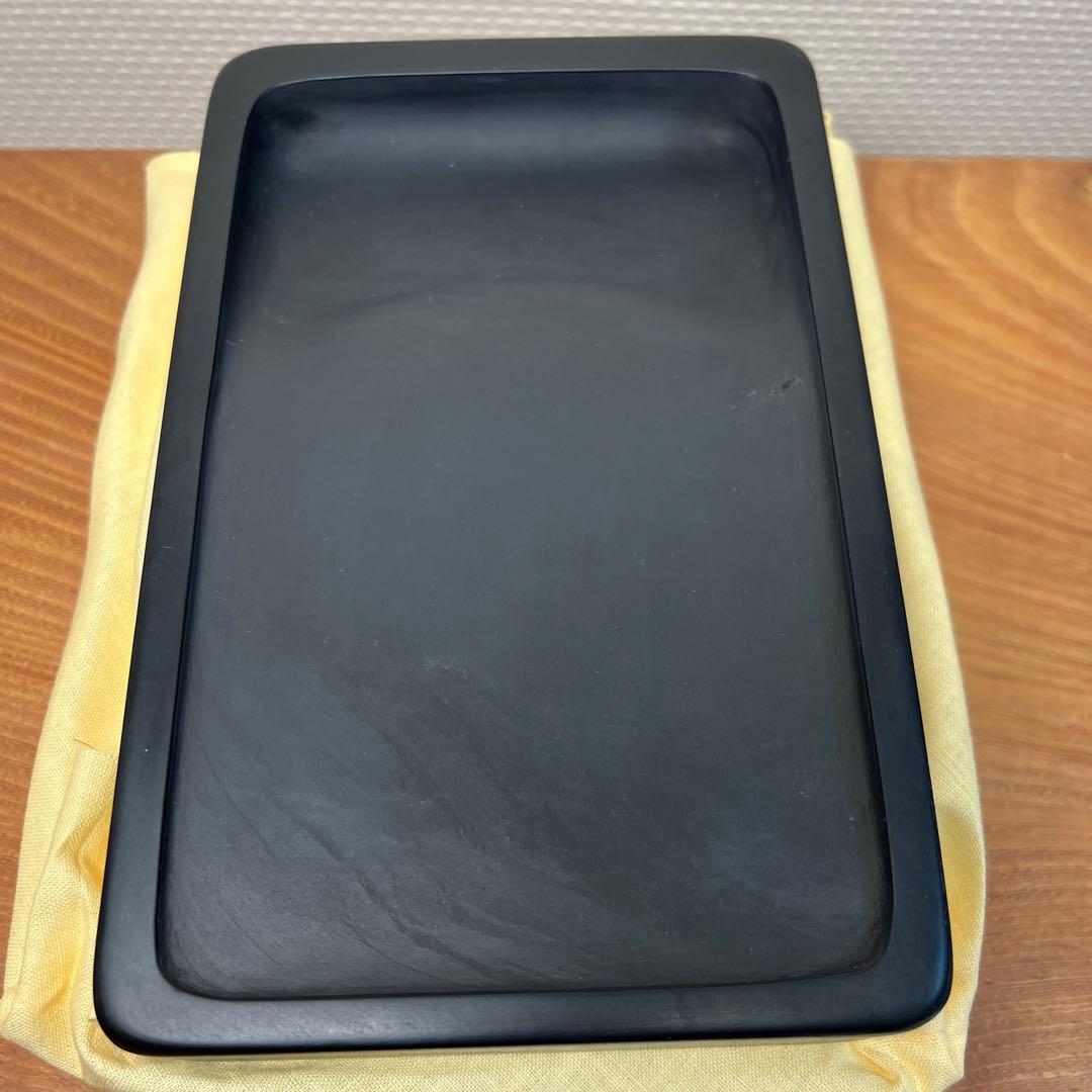 ⭕️LY r a様専用⭕️新品美品 甲州銘石 雨畑 芳龍硯 芳龍閣鑑製 小四