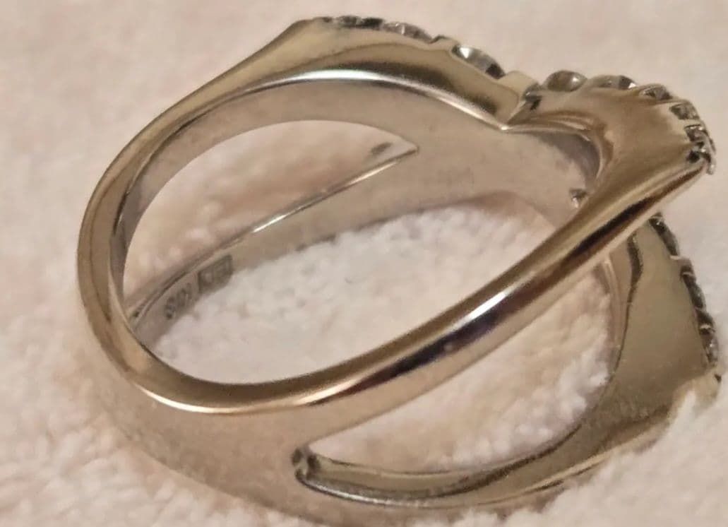 現行品カシケイネイキッドブラウンダイヤモンド1.00ct　サイズ12号　7.9g