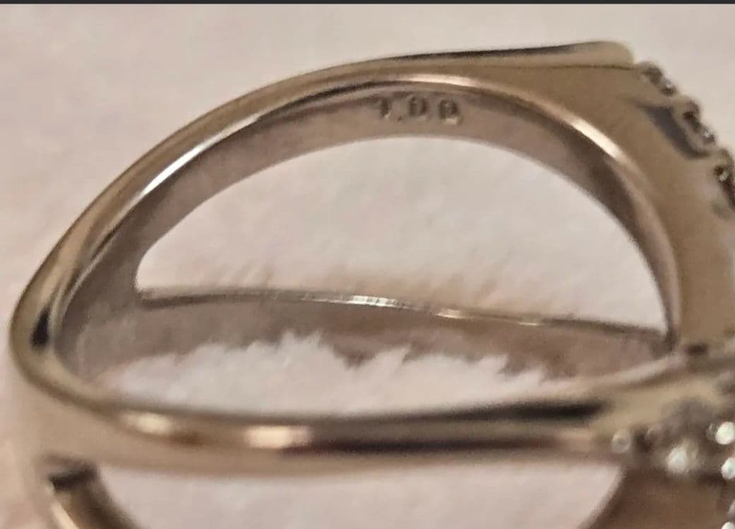 現行品カシケイネイキッドブラウンダイヤモンド1.00ct　サイズ12号　7.9g